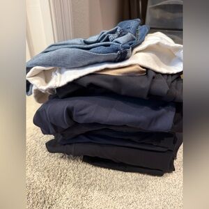 Maternity leggings and biker shorts